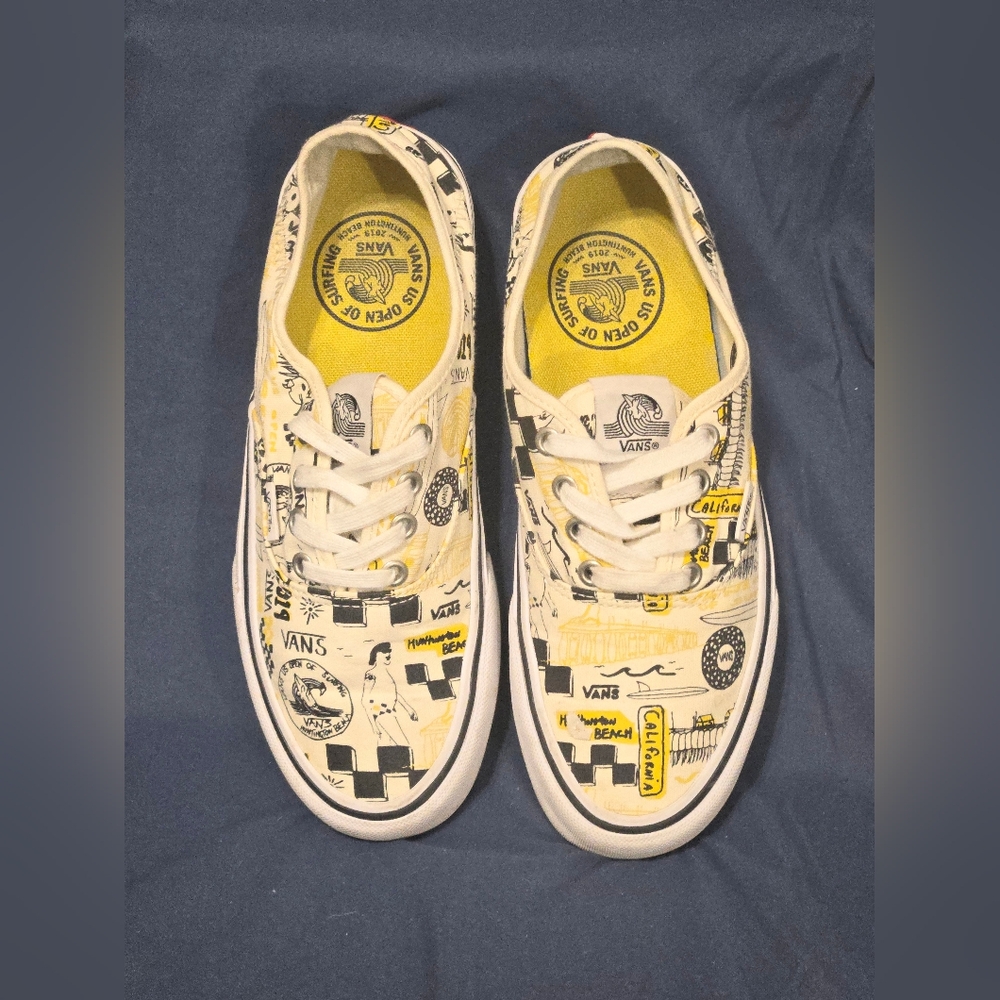 Authentic Vans Sneakers US Open of Surfing 2019 - Size Men's-6 Size Women's 7.5 - Picture 5 of 10